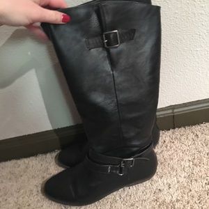 Black Madden Girl Riding Boots